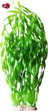 20 Inches Tall Green Grass Extra Large Plastic Plants Aquarium Decor Fish Tank