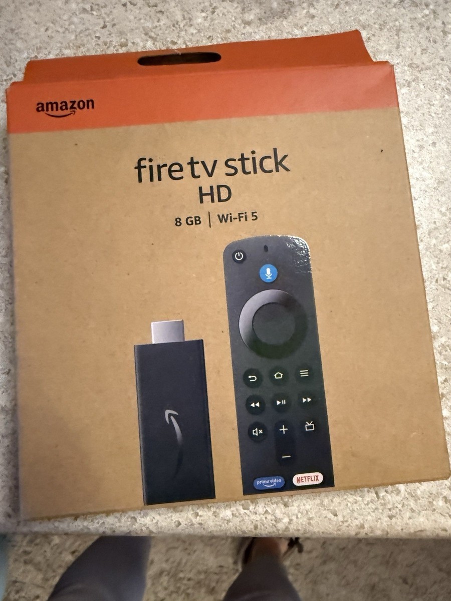 Amazon Fire TV Stick HD 8GB Wi-Fi 5 Streaming Device Black*BRAND