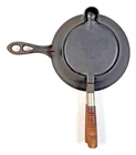Original 1910 Pat'd Wagner Ware Mfg Co. Cast Iron #1450 WAFER IRON Sydney, O