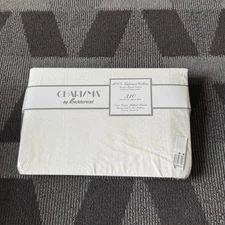 Charisma by Fieldcrest Supima Cotton Vintage Twin Fitted Cream Sheet 39” X 75”