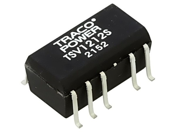 Tsv 1212S Wandler: Dc/Dc 1W Ueing: 10,8-13,2VDC Uausg: 12VDC Iausg: 80Ma Traco P-image