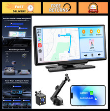 8.1'' Wireless Apple Carplay Screen for Car, Android Auto with Backup Camera