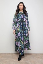 Oasis Floral Midi Dress Womens Casual Dresses