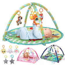 Baby Activity Gym Rack Play Mat Kid Rug Puzzle Mat Carpet Pad Baby Toy UK