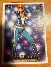 SKYBOX 2024 MARVEL MASTERPIECES 92 PLATINUM DAZZLER LEATHER CARD #20