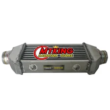 11 3/4'' x 6 1/4'' Core Size Universal Aluminum Front Mount Turbo Intercooler