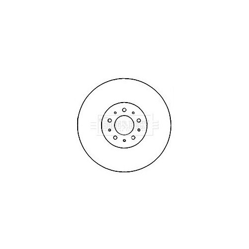 BORG & BECK Brake Disc BBD5945S