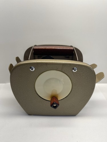 Vintage Nestor Johnson Card Shuffler Hand Crank MCM Metal Wood
