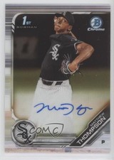 2019 Bowman Draft Chrome Pick Matt Thompson Matthew #CDA-MTH Auto 1p5