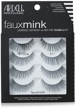 Ardell Faux Mink False Eyelashes, 811, 4 Pairs
