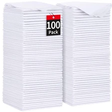 Microfiber Cleaning Cloths 100 Pack Lint-Free Shop Towels for Detailing