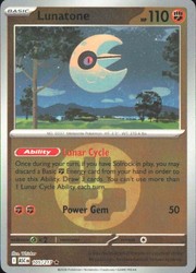 Lunatone 105/217 Mega Evolution Ascended Heroes Reverse Holo