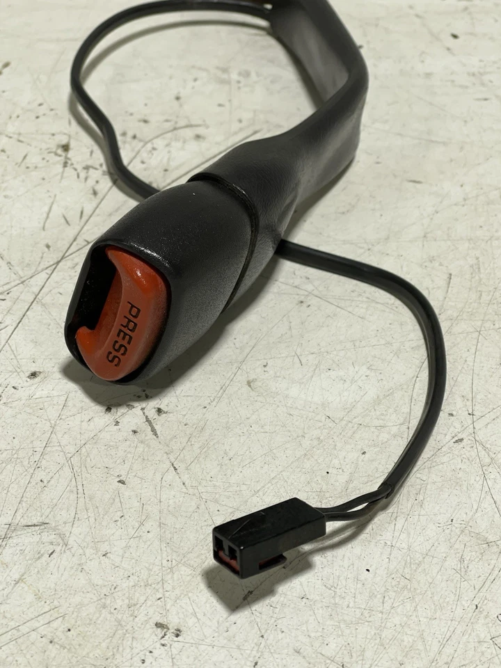 Medio cinturón de seguridad delantero izquierdo hembra conductor hebilla con perno 97-02 Jeep TJ Wrangler Foto 2 de 3