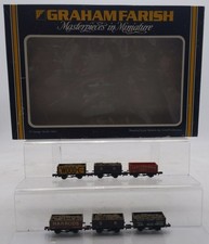 Graham Farish 73111 Mini Set 6 Coal Wagons EX/Box