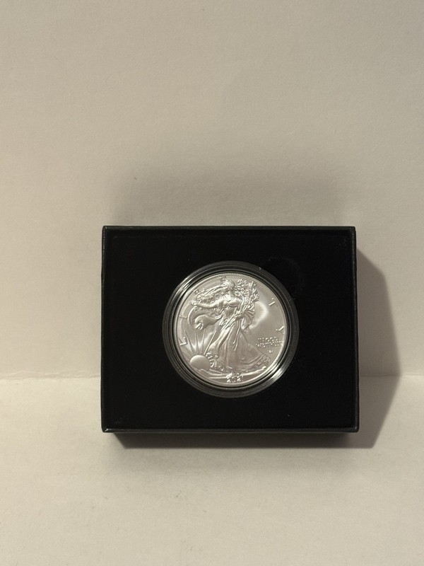 2021 W Type 2 American Silver Eagle Proof Bullion $1 Coin OGP COA