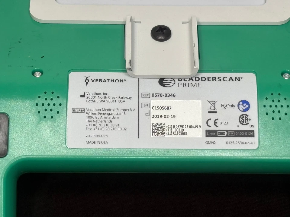 Escáner de vejiga 3D portátil Verathon Bladderscan Prime 2019 Foto 3 de 4