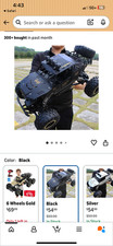 RC Cars Remote Control Car 1:12 Off Road Truck, Metal Shell LED Headlights Offro