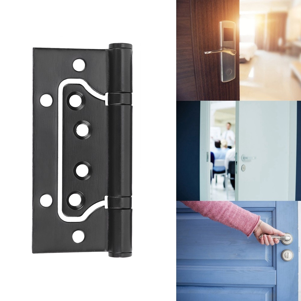 304 Stainless Steel Door Hinge Butt Hinge Black Furniture Hardware
