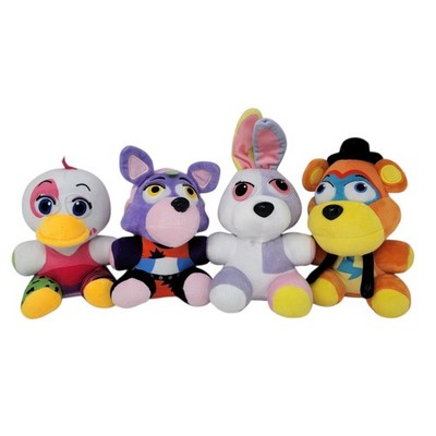 Five Nights At Freddys Plush Lot of 4 Chica Roxanne Vanny 2016 READ