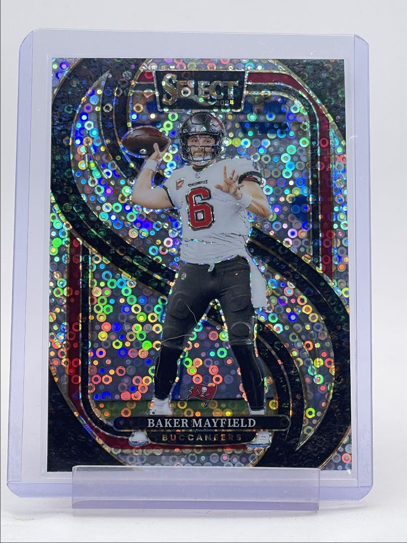 BAKER MAYFIELD 2024 SELECT PREMIER LEVEL ROOKIE DISCO PRIZM #108 Q1033