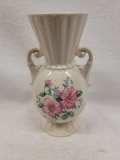 6 1/4" TWO-HANDLED VASE BY ROYAL COPLEY, ROYAL WINDSOR, SPAULDING