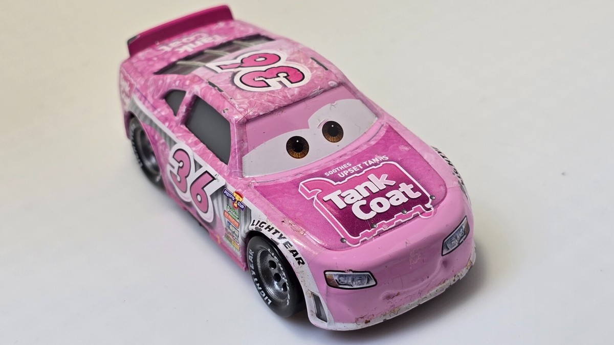 DISNEY PIXAR CARS - REB MEEKER #36 TANK COAT PISTON CUP- PRE OWNED