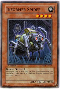 Informer Spider - ABPF-EN024 - Common - 1st Edition x3 - Near Mint