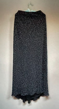 David Meister Embellished Hi-Low Maxi Skirt W...