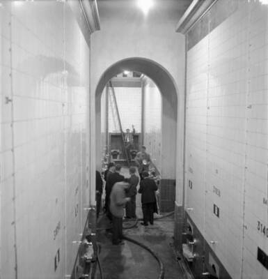 Wine growing region of Geneva and La Cote Cave de Satigny wine cel- Old Photo