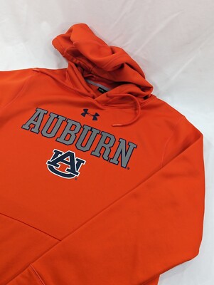 Under Armour Auburn Tigers Men's Orange Hoodie Sweatshirt Large L