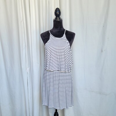 American Eagle AE Blousen Dress Womens Medium Striped Sleeveless Mini Boho  Beach | eBay