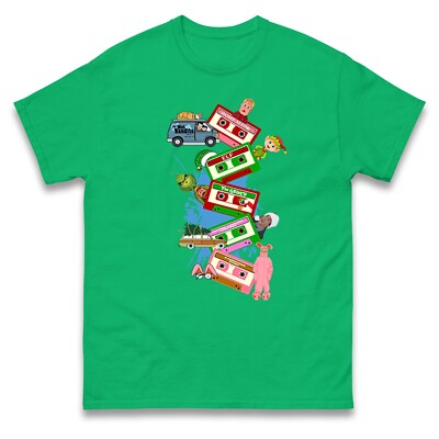 Klassische Weihnachtsfilme Retro Kassette T-Shirt, Spaß Festlich Weihnachten Tee