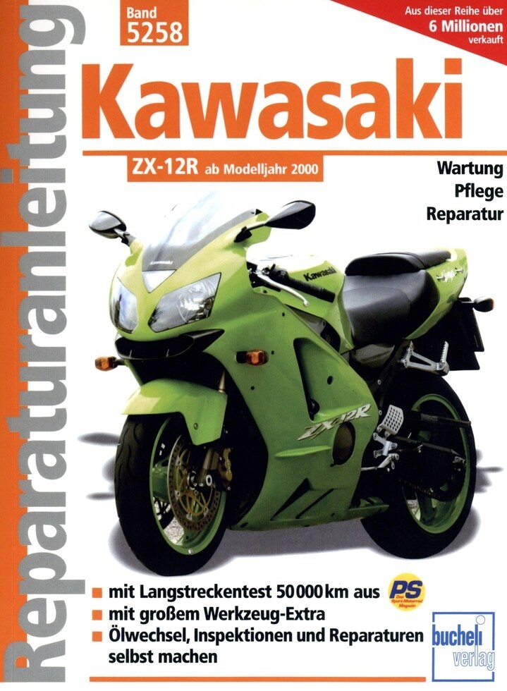 Thumbnail - Kawasaki Zx-12r (00>) Reparaturanleitung Bucheli 5258