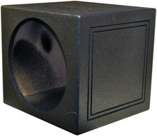 Qpower QBOMB15SSINGLE Single 15" Sealed Woofer Enclosure With Bed Liner Spray