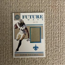 2018 Panini  Future Wave Materials blue  /25 Alvin Kamara #FW-1