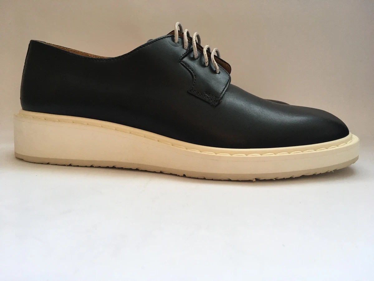 Mens MAISON MARTIN MARGIELA Black Leather Derby Shoes Rare
