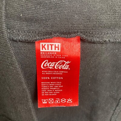 Kith x Coca Cola Rare Korea T Shirt Short Sleeve Black Size Extra