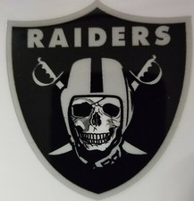 Las Vegas Raiders Alternative Football Helmet Decals Full Size