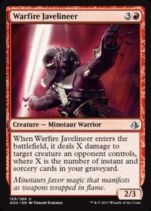 Warfire Javelineer - Foil x1 - Amonkhet - NM-Mint, English - Amonkhet