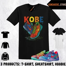 Shirt Matching Kobe 8 Protro What The 2025 Match Sneaker Shoe Dripping T-Shirt
