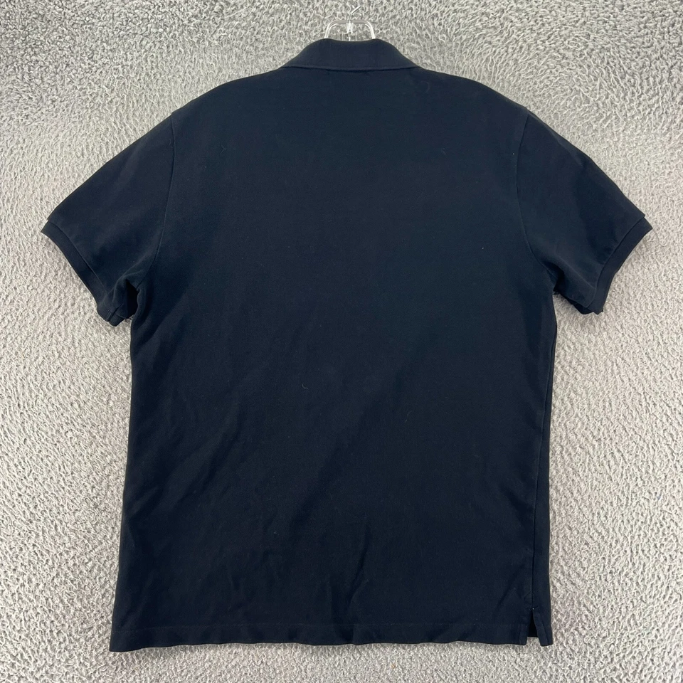 Burberry London Polo Shirt Mens Large Black Nova Check Preppy Golf * - Image 2 of 4