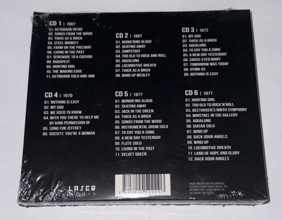 JETHRO TULL - BOX-SET " RADIO BROADCASTS" 6 CD - Bild 2 von 2