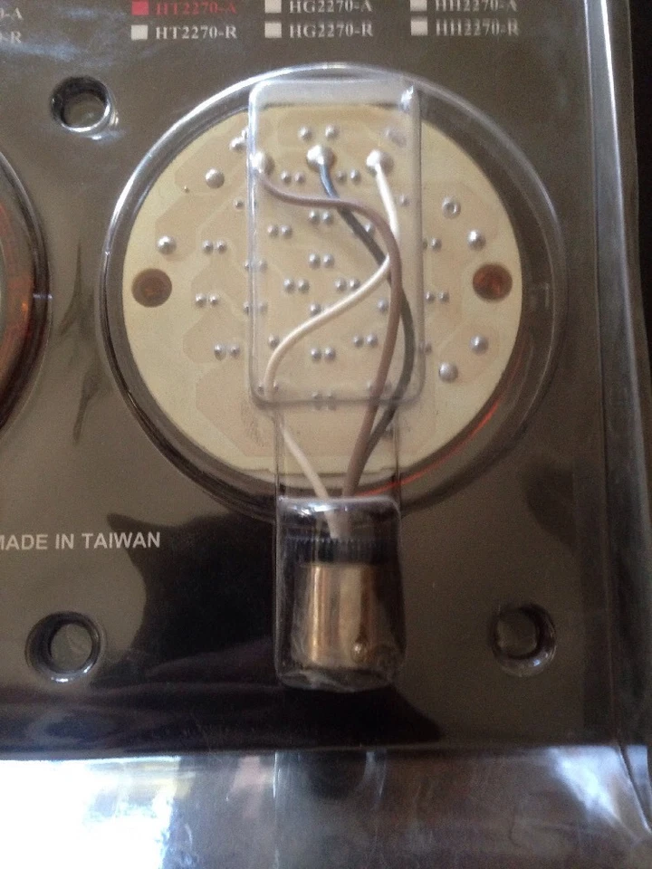 哈雷戴维森 led 转向信号镜头灯泡 fxr dyna softail Sportster 双灯丝 — 第 4/4 张图片