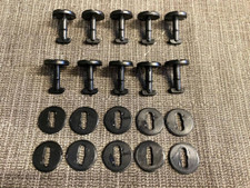 FIT MG Floor Mat Carpet Twist Lock with Washers Trim Clips x10
