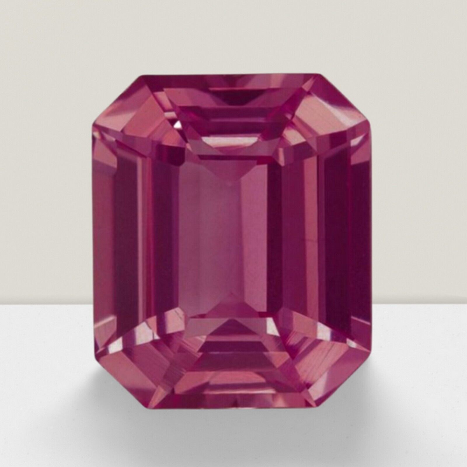 Pink Sapphire Octagon Cut 1.16 Cts 7x5mm Flawless Loose Gemstone