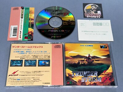 Thunder Storm FX Sega Mega CD NTSC-J Spinecard + Reg.card