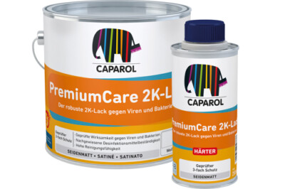 Caparol PremiumCare 2K-Lack   2,5l 2,25l Masse+250ml Härter hohe Stoßfestigkeit
