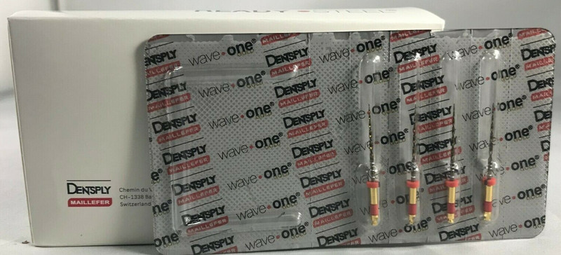 Waveone Gold Wave One Primary Red Endodontic File Root Canal Dentsply 4pk 25mm