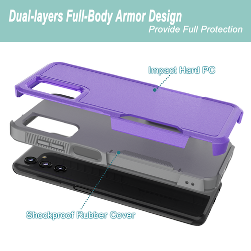 For Samsung Galaxy A16 5G Shockproof Phone Case Cover + Glass Screen Protector - 第 19/40 張圖片