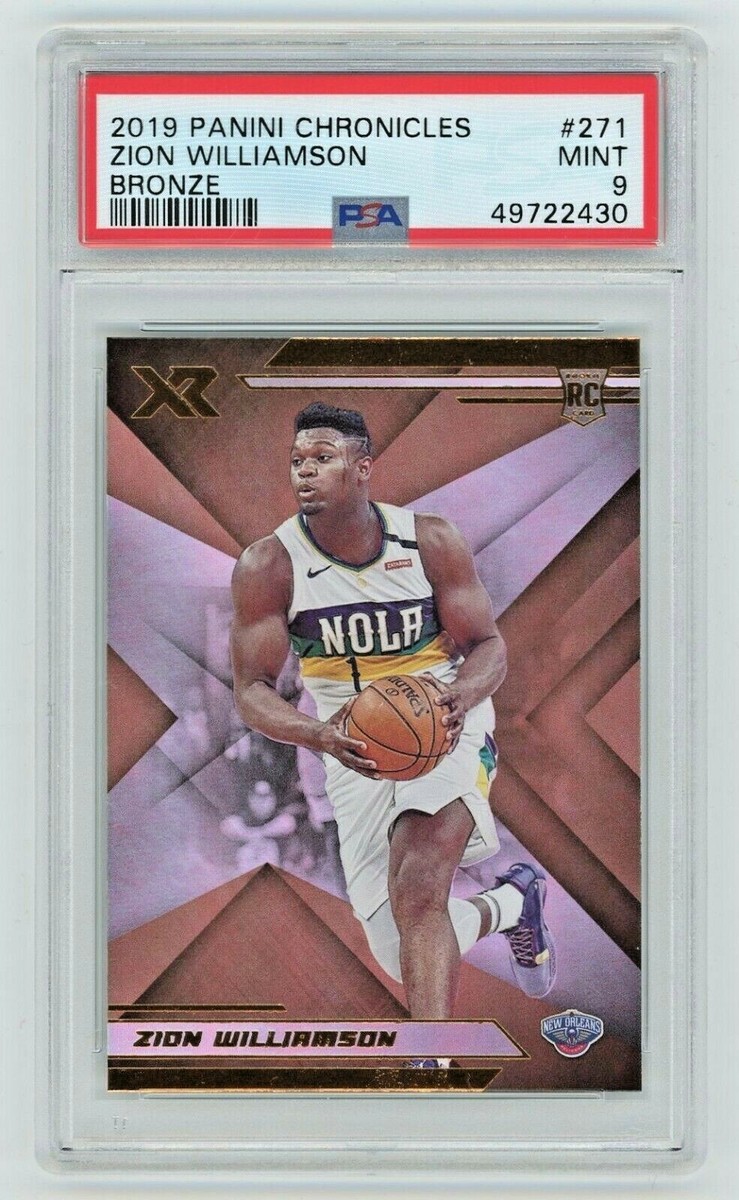 2019-20 Panini Chronicles ZION WILLIAMSON XR Bronze Rookie RC PSA